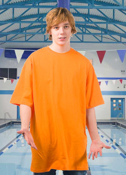 tall tee swim shirt